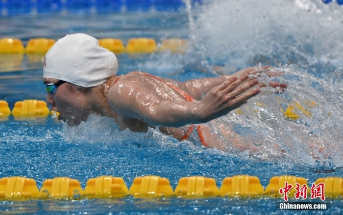 蝶后张雨霏瞄准今年实现200米蝶泳“金牌大满贯
